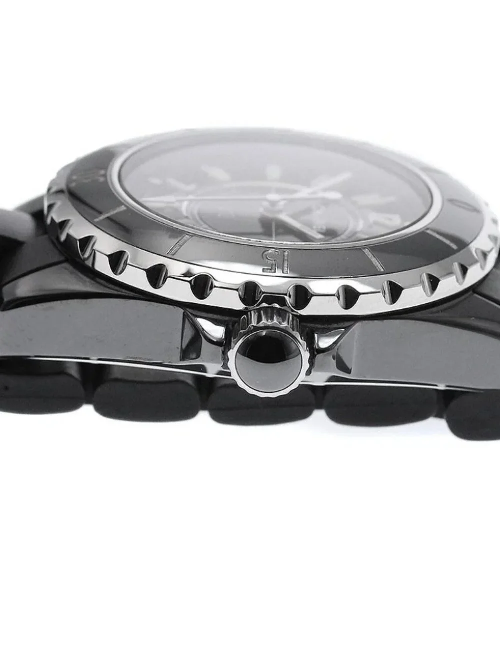 CHANEL J12 H0681 Black ceramic date black Dial Quartz Ladies Watch_970942